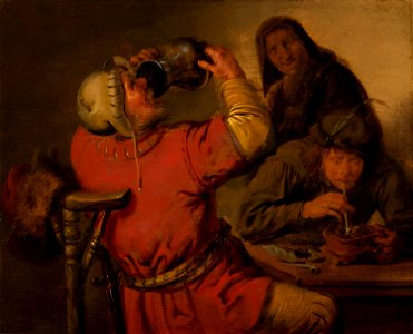 Jan Miense Molenaer - The Five Senses, Taste - 576 - Mauritshuis