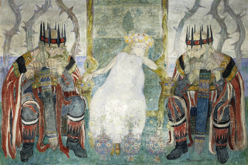 Jan Rembowski - Enchanted girl - MP 1226 MNW - National Museum in Warsaw