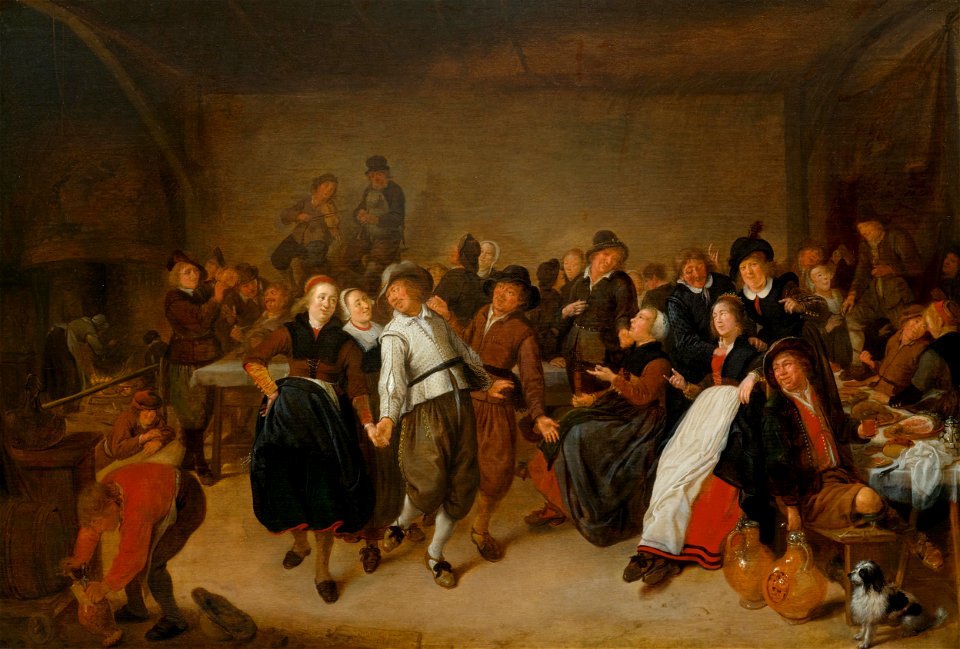 Jan Miense Molenaer Bauernhochzeit c1659