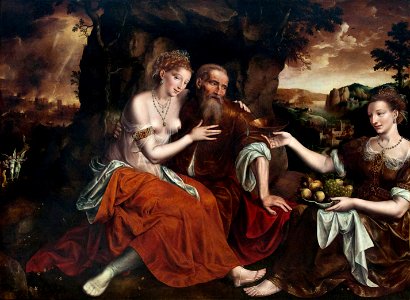 Jan Massijs (1509-1573) - Lot en zijn dochters - MSK Brussel 25-02-2011 12-06-35