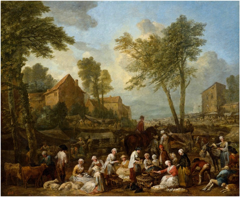 Jan Peeter Verdussen - Poultry market