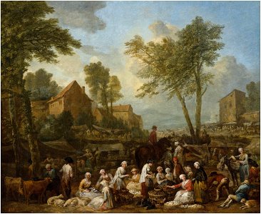 Jan Peeter Verdussen - Poultry market