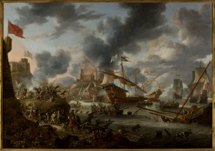 Jan Peeters I - Sea battle between Christians and the Turks - M.Ob.54 - National Museum in Warsaw