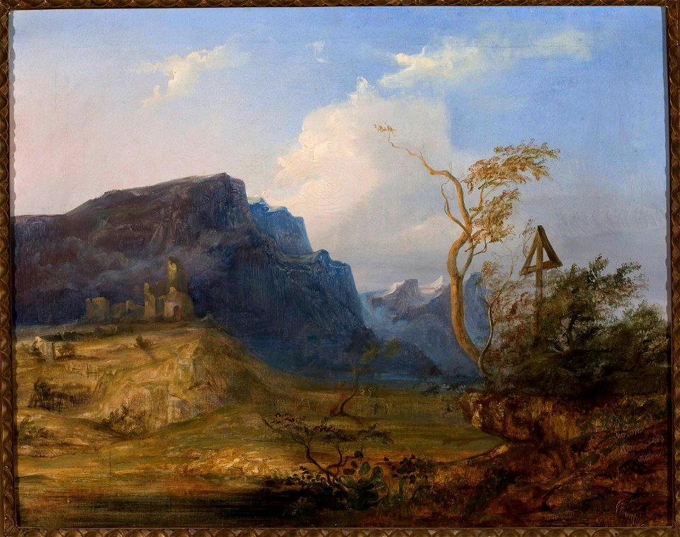 Jan Nepomucen Głowacki - Mountain landscape - MP 2255 - National Museum in Warsaw