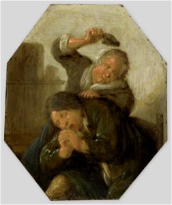 Jan Molenaer de Jonge - Het gevoel, 1 van de 5 zintuigen