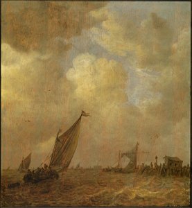 Jan Josefsz. van Goyen - Gezicht op de Haarlemmermeer bij storm - 1249 (OK) - Museum Boijmans Van Beuningen