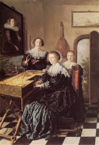 Jan Miense Molenaer - Three Women at a Virginal