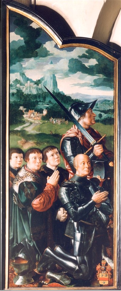 Jan Sanders van Hemessen - Last Judgement left inside panel