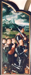 Jan Sanders van Hemessen - Last Judgement left inside panel