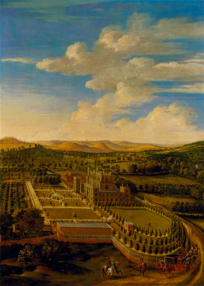 Jan Siberechts - Wollaton Hall and Park, Nottinghamshire - Google Art Project