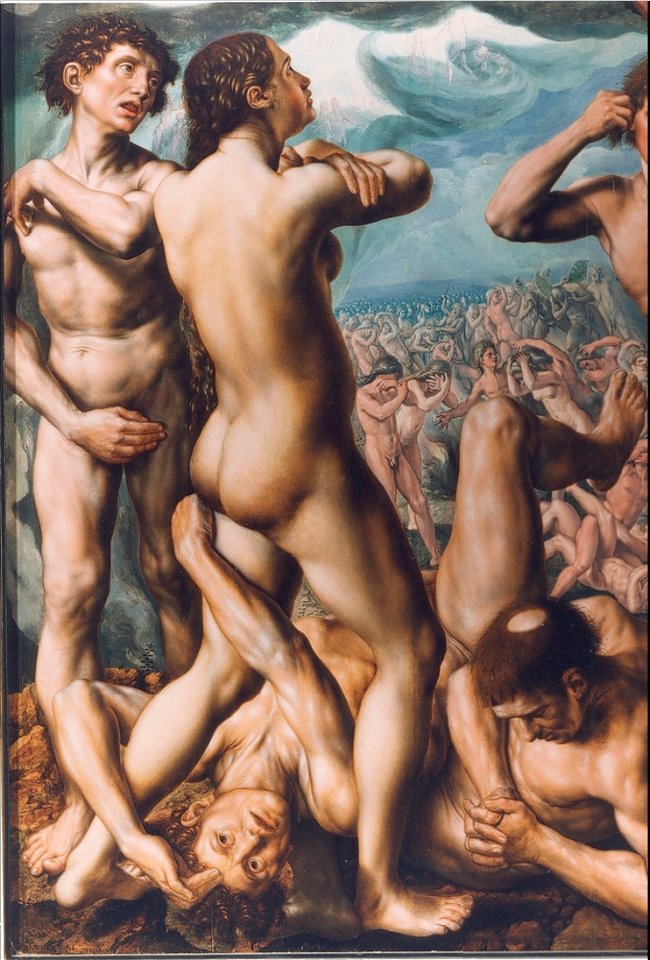 Jan Sanders van Hemessen - Last Judgement central panel fragment4