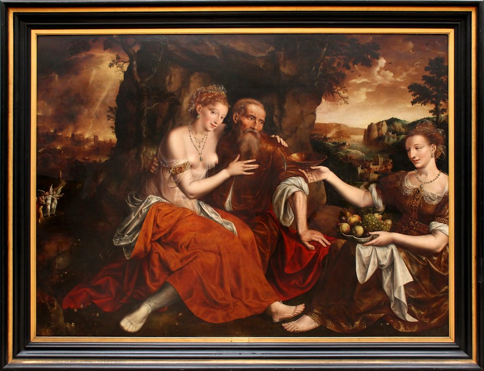 Jan Massys - Loth et ses filles