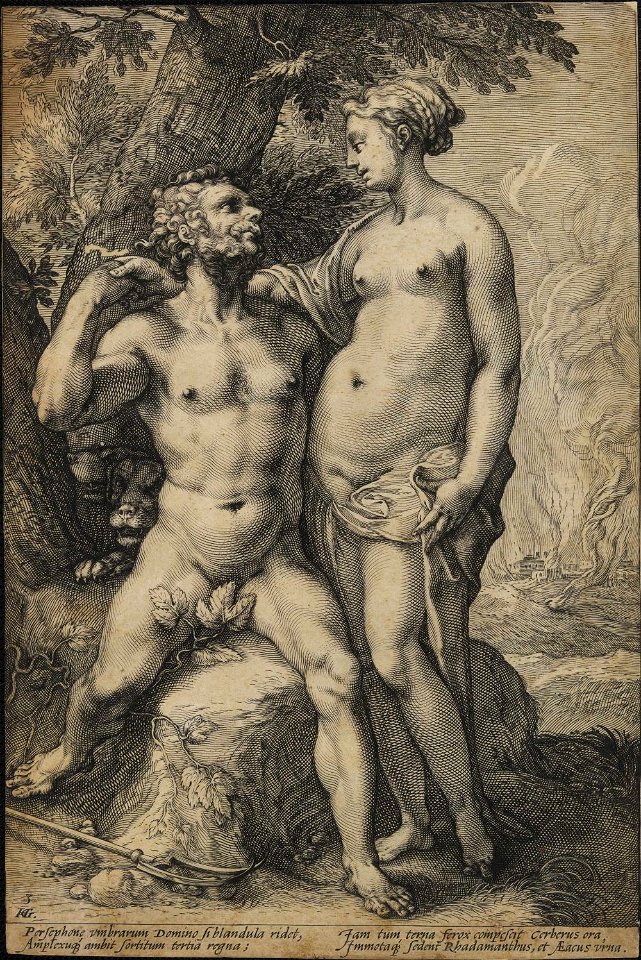 Jan Saenredam - Plutão e Proserpina