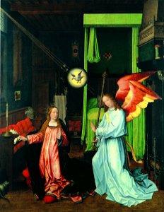 Jan Provoost - Annunciation - Google Art Project. Free illustration for personal and commercial use.