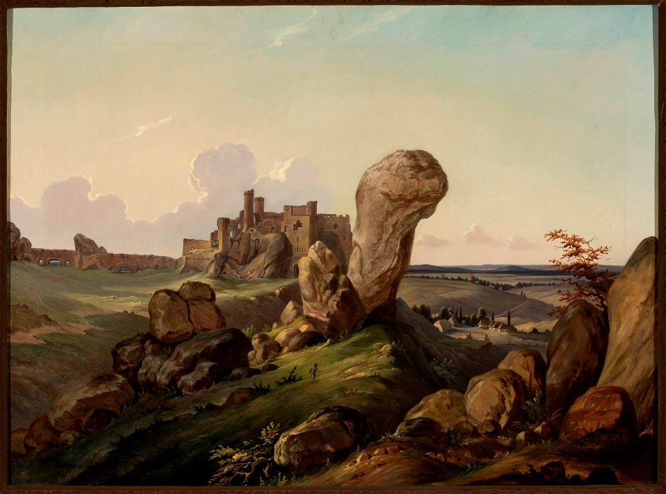 Jan Nepomucen Głowacki - Submontane landscape – Ogrodzieniec - MP 4794 MNW - National Museum in Warsaw