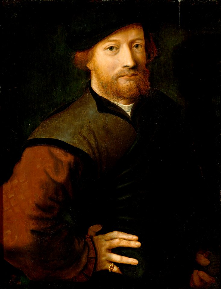 Jan Sanders van Hemessen - Portrait of a man (KHM)