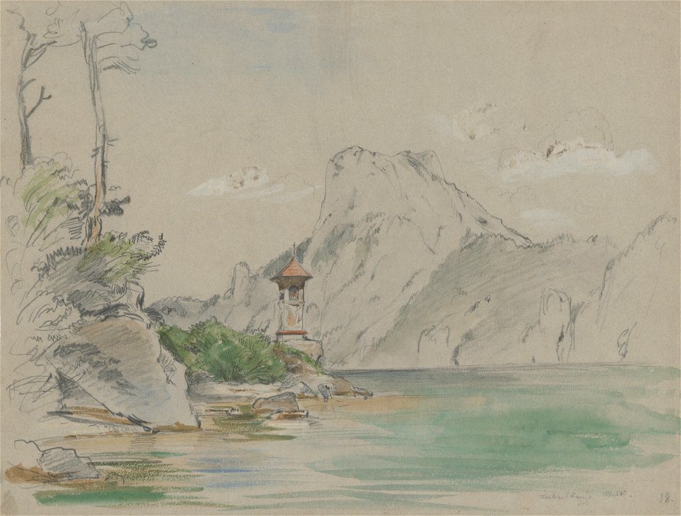 Jan Novopacký - Mountain Lake - K 6472 - Slovak National Gallery