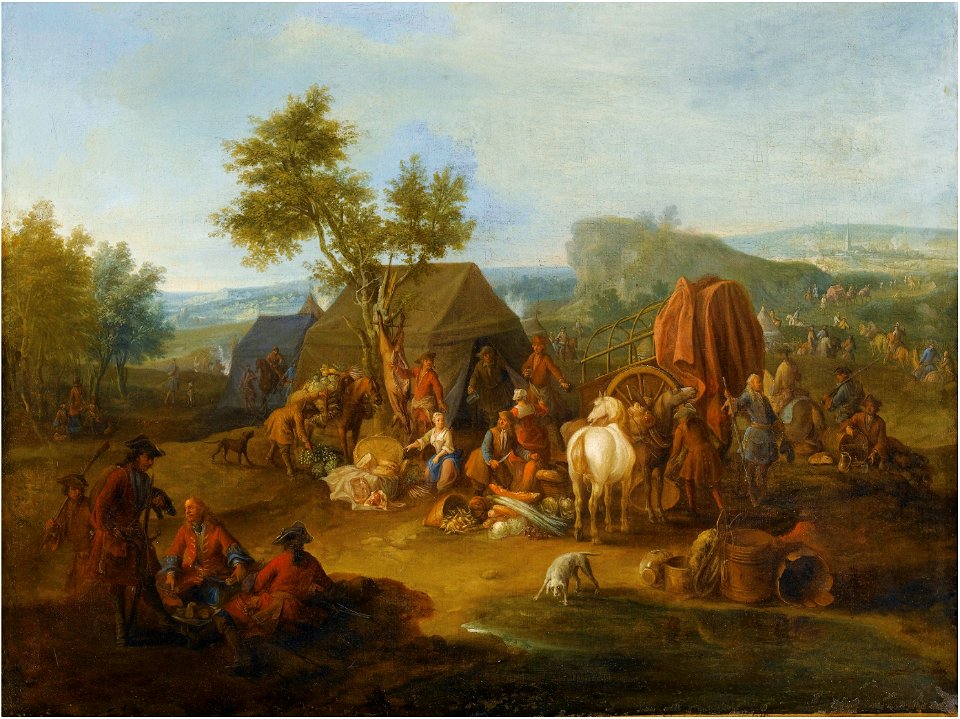 Jan Peeter Verdussen - Provisioning a military company