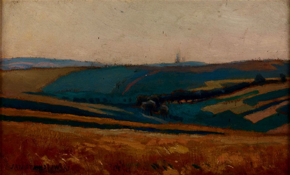 Jan Stanisławski - Field-Patches - MNK II-b-636 - National Museum Kraków