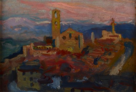 Jan Stanisławski - Peruggia at Twilight - MNK II-b-588 - National Museum Kraków