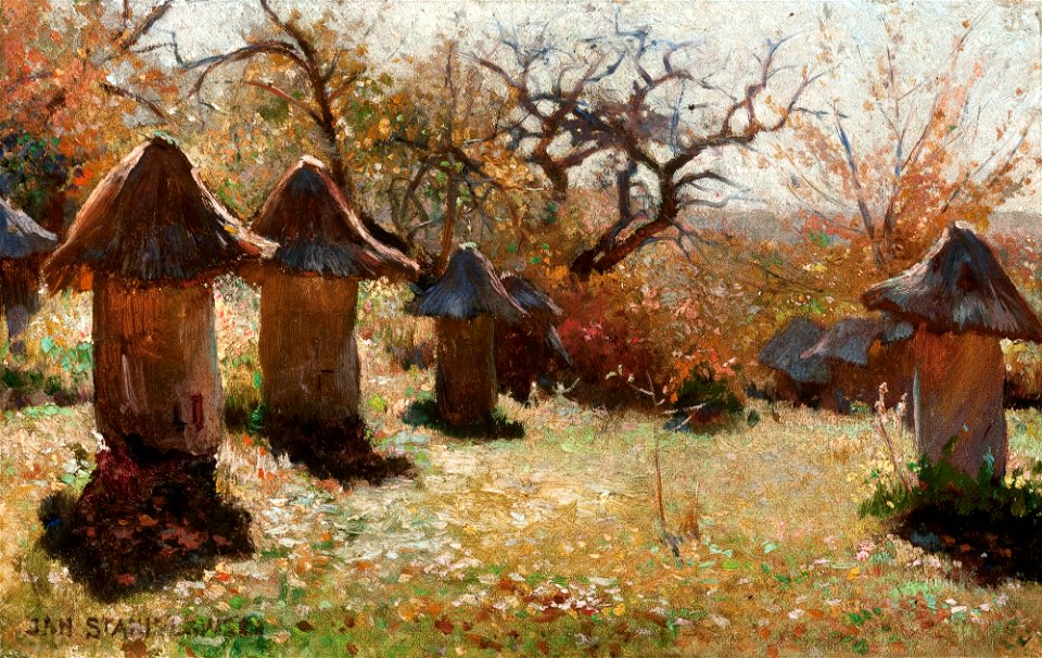 Jan Stanisławski - Beehives in the Ukraine - MNK II-b-62 - National Museum Kraków