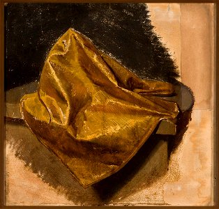 Jan Matejko - Golden fabric, study for men's attire - 164258 MNW - National Museum in Warsaw. Free illustration for personal and commercial use.