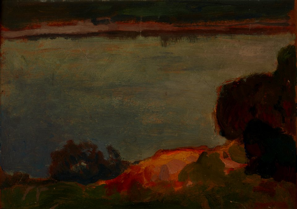 Jan Stanisławski - Evening at the Dnieper River - MNK II-b-610 - National Museum Kraków