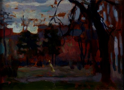 Jan Stanisławski - Planty Park in Spring - MNK II-b-608 - National Museum Kraków