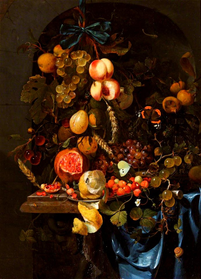Jan Mortel (c.1650-1719) - Still Life with Fruit - 724337 - National Trust
