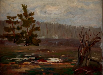 Jan Stanisławski - Grey Spring Day - MNK II-b-844 - National Museum Kraków