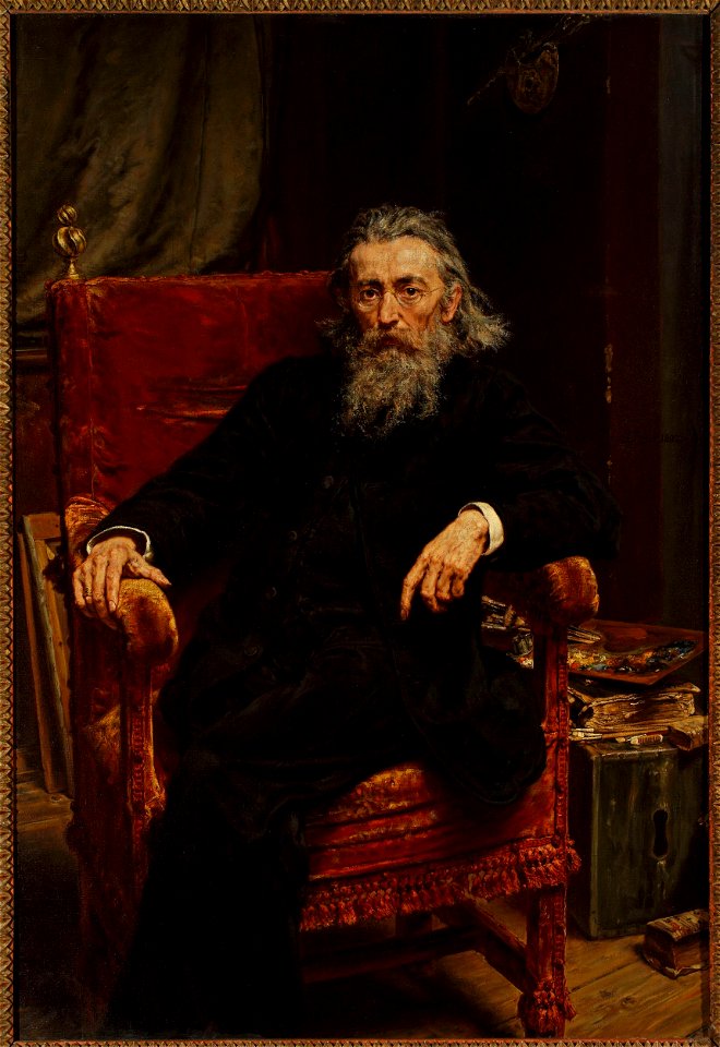 Jan Matejko, Autoportret
