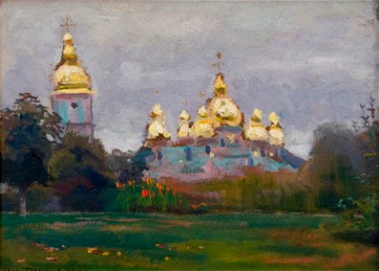 Jan Stanisławski - St Michael's Monastery in Kyiv - MNK II-b-797 - National Museum Kraków