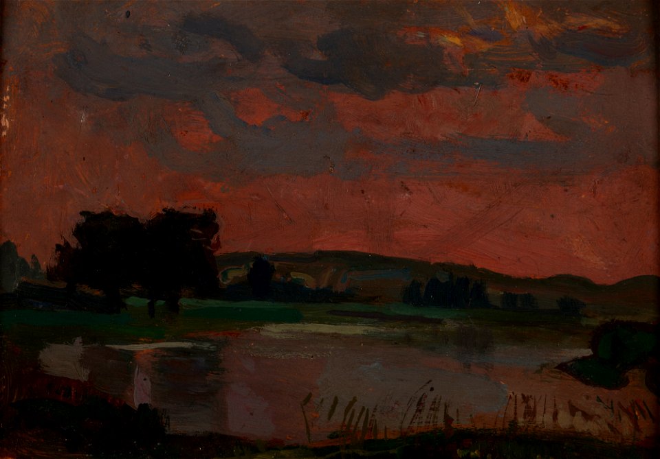 Jan Stanisławski - The Vistula in the Twilight - MNK II-b-613 - National Museum Kraków