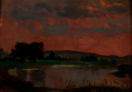 Jan Stanisławski - The Vistula in the Twilight - MNK II-b-613 - National Museum Kraków