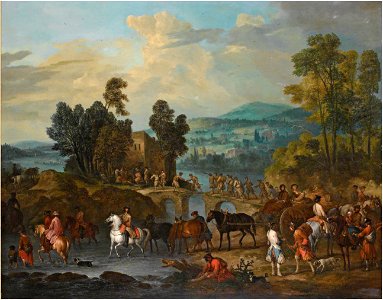 Jan Peeter Verdussen - The river crossing