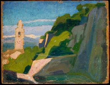 Jan Rembowski - Landscape with a shrine - MP 3490 MNW - National Museum in Warsaw