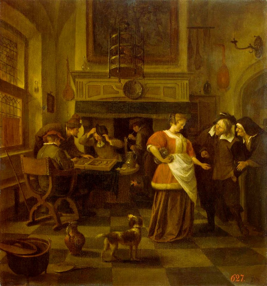 Jan Steen - Tavern Scene - WGA21757