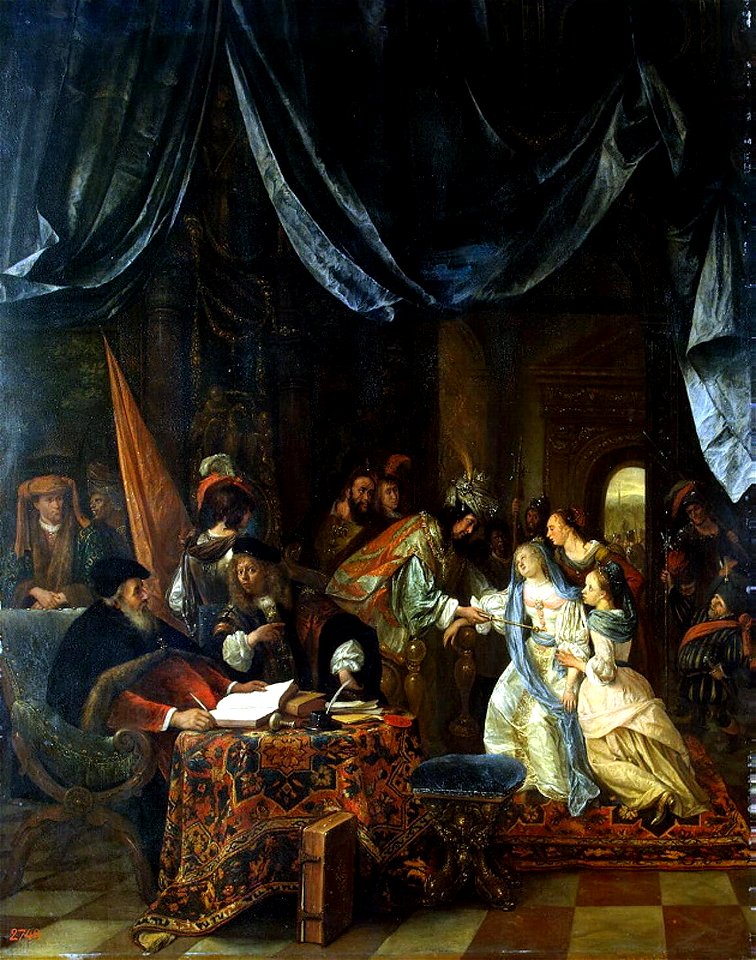 Jan Steen - Esther before Ahasuerus