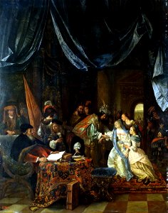 Jan Steen - Esther before Ahasuerus