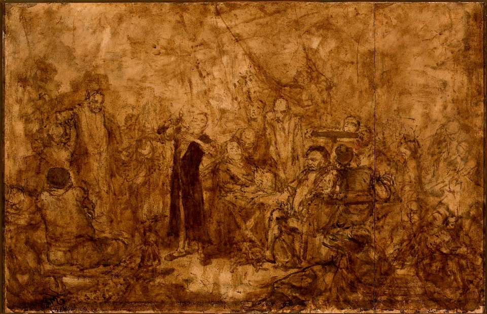 Jan Matejko - Rzeczpospolita Babińska, szkic