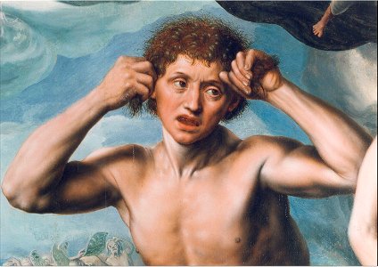 Jan Sanders van Hemessen - Last Judgement central panel fragment3