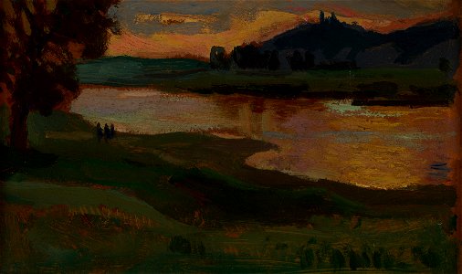Jan Stanisławski - Bielany at Dusk - MNK II-b-1099 - National Museum Kraków
