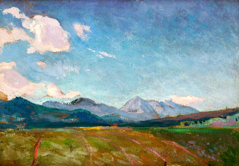 Jan Stanisławski - View towards Osobita (Zakopane) - MNK II-b-625 - National Museum Kraków
