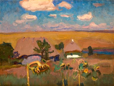 Jan Stanisławski - Sunflowers - MNK II-b-557 - National Museum Kraków