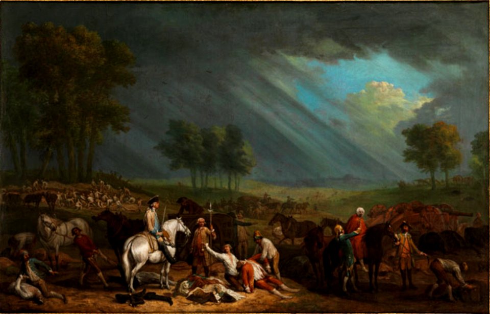 Jan Peeter Verdussen - During the battle