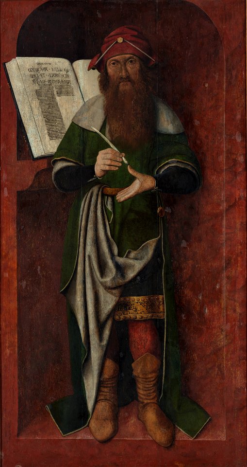 Jan Mostaert - De profeet Jeremia - St 14 - Museum Boijmans Van Beuningen