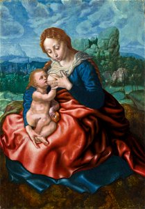 Jan sanders van hemessem the virgin of humility)