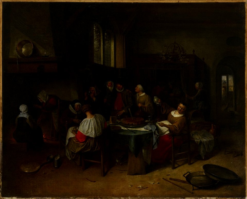 Jan Steen - The Christening