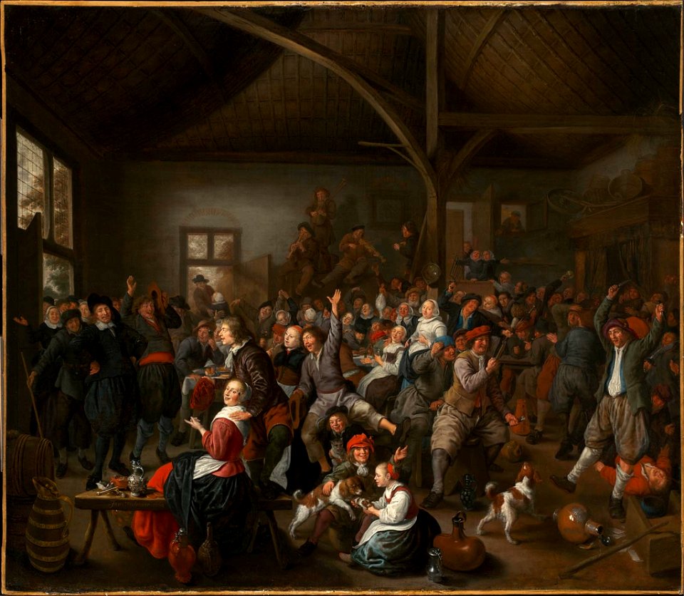 Jan Miense Molenaer - Peasants Carousing