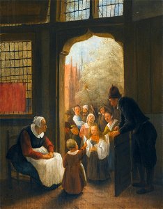 Jan Steen - The Whitsun Bride 111L13037 76J5N